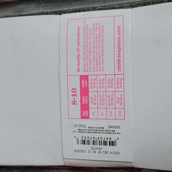 Girls tights size 8 to 10 - Picture 3 of 9